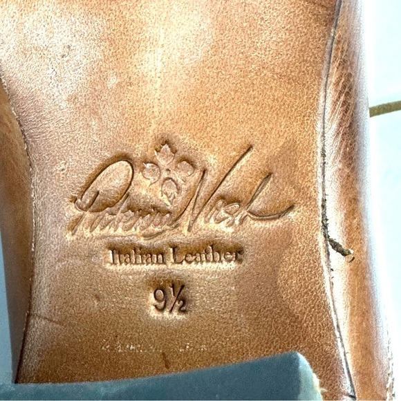 Patricia Nash Anna Shoes 9.5 Brown Leather Oxford Block Heel Womens - Picture 11 of 14